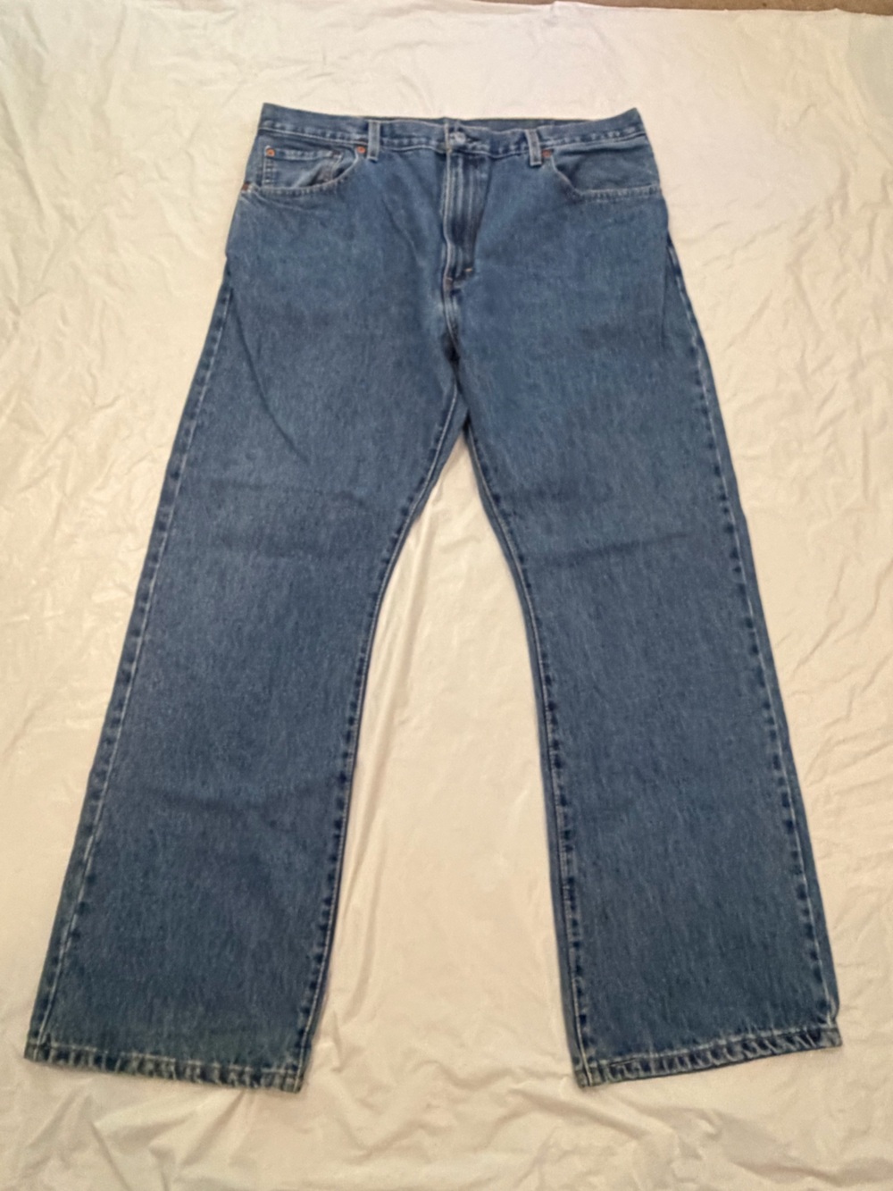 Levi's 517 Bootcut Men's 40x30 Blue Med Wash 100% Cotton Heavy Denim